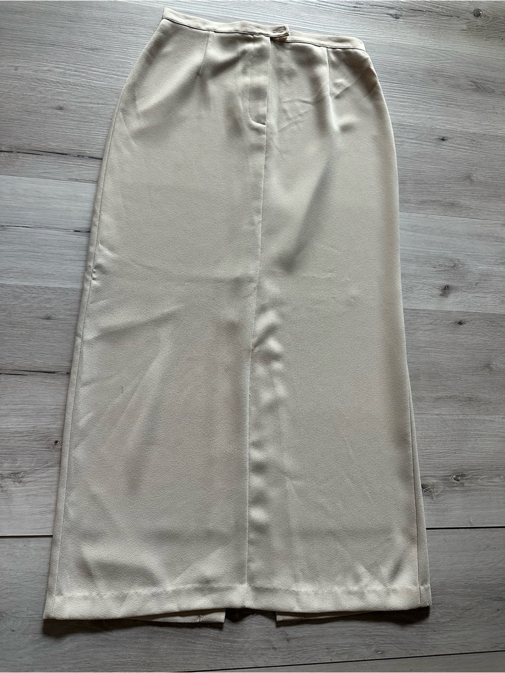 New York & Co Pencil Skirt with Walking Slit Tan Size 10 EUC